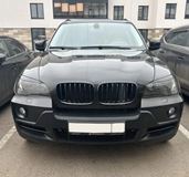 Накладки на фары (реснички) узкие для BMW X5 E70 2007 - 2013