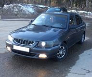 Реснички на фары для Hyundai Accent 1999-2012