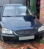  Решетка радиатора Hyundai Accent (три полосы матовая)