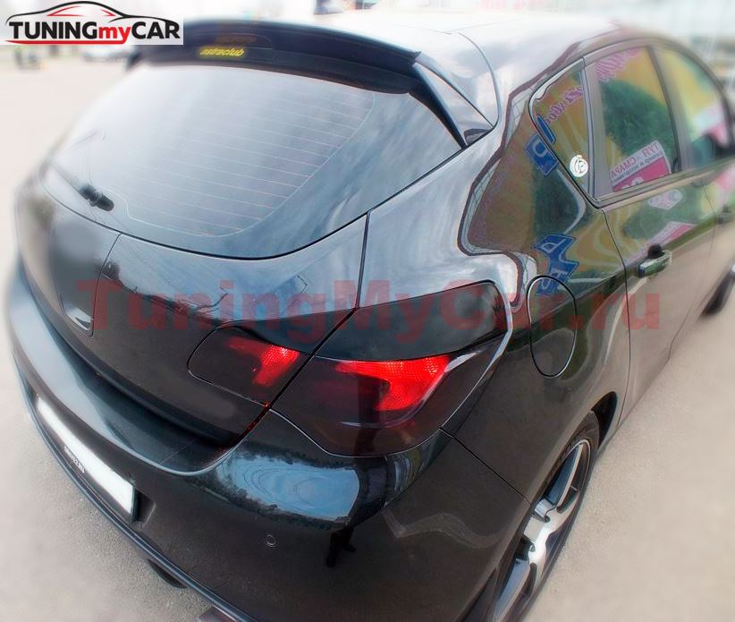 Реснички на фары для Opel Astra J 2009-2015 хэтч задние