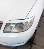 Реснички на фары TOYOTA COROLLA NZE121 РЕСТАЙЛИНГ 2004-2007 (УЗКИЕ)