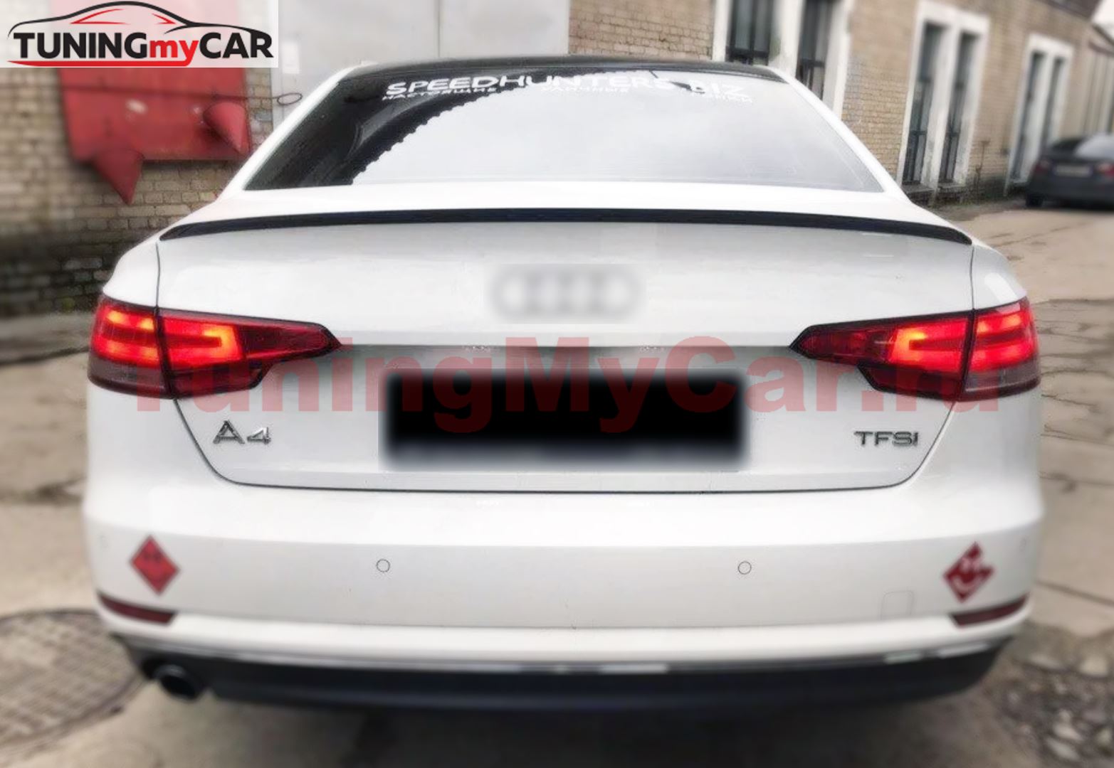 Спойлер на багажник для Audi A4 B9 вар. 1