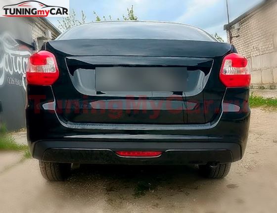 Диффузор заднего бампера для Лада Гранта (Granta FL) 2191 лифтбек шагрень 2013+