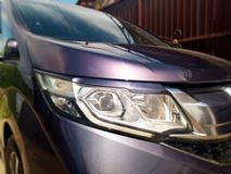 Накладки на передние фары (реснички) для Honda Stepwgn V 2015-2017