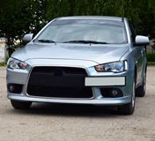 Подиум номера Mitsubishi Lancer 10 2011-2017 рестайлинг ШАГРЕНЬ