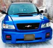 Реснички на фары для Subaru Forester SF5 рестайлинг (01.2000 - 01.2002)