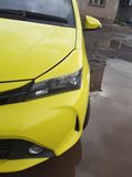Реснички на фары для Toyota Vitz 2010-2014