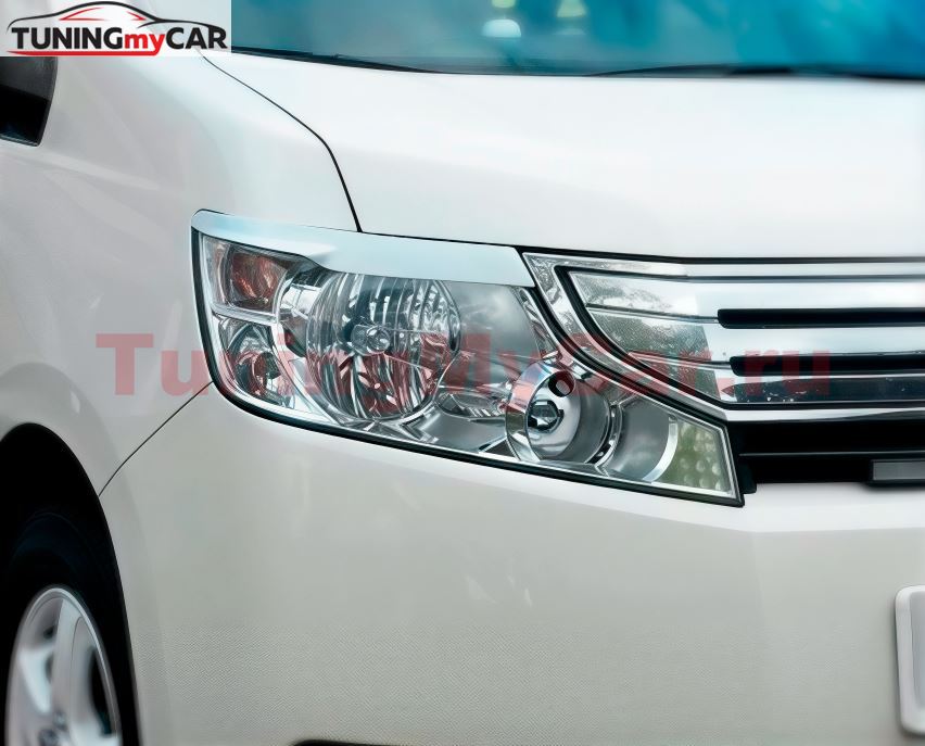 Реснички на фары HONDA STEPWGN 2009-2015г