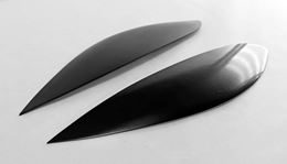 Накладки на передние фары (реснички) для Kia Rio 2 2005-2011