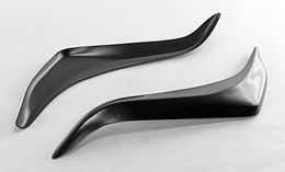 Накладки на передние фары (реснички) Toyota LC Prado 150 2009-2013