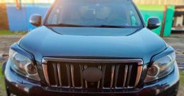 Накладки на передние фары (реснички) Toyota LC Prado 150 2009-2013