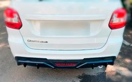 Диффузор заднего бампера для Лада Гранта (Granta FL) 2191 лифтбек шагрень 2013+