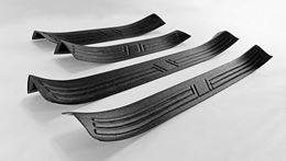 Накладки на внутренние пороги дверей для Toyota Rav4 2018+