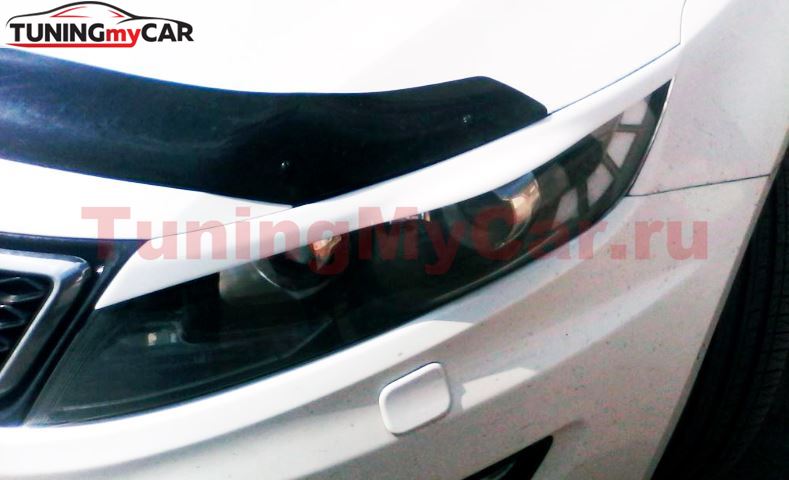 Реснички на фары для Kia Optima TF 2010-2016