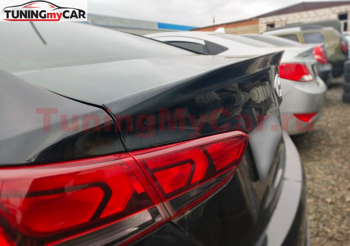 Лип-спойлер для Hyundai Solaris 2017-2020