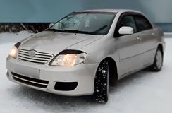 Реснички на фары (широкие) для Toyota Corolla NZE120,121 2000-2007 