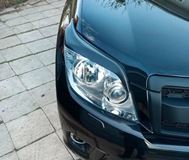 Накладки на передние фары (реснички) для Toyota LC Prado 150 2009-2013