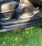 Накладки на внутренние пороги дверей для Chevrolet Niva 2002-2008, Chevrolet Niva Bertone 2009-2019, Lada (ВАЗ) Niva 2020-, Niva Travel 2020-