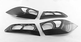 Накладки на задние фонари Mitsubishi Lancer 10 (седан) 2007-2017