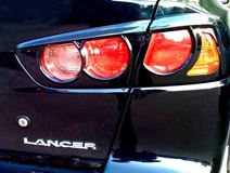 Накладки на задние фонари Mitsubishi Lancer 10 (седан) 2007-2017