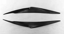 Накладки на передние фары (реснички) Mazda 3 седан 2013-2016