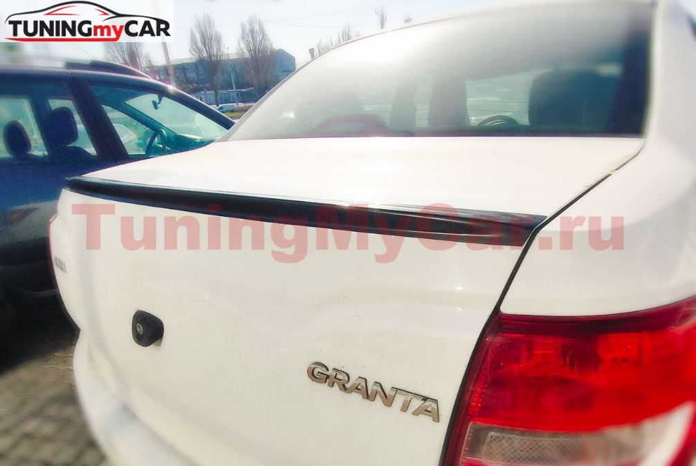 Лип-спойлер для LADA Granta FL (седан) 2018- Узкий