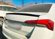 Лип спойлер для Skoda Rapid 2012-2023 var. 1