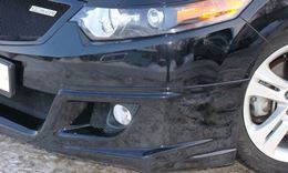Юбка переднего бампера "MUGEN Style" для Honda Accord VIII 2008-2010  / Acura TSX (CU2) 