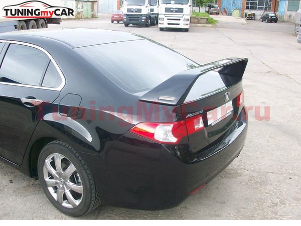 Спойлер высокий "MUGEN Style" var№1  для Honda Accord VIII 2008-2012 / Acura TSX (CU2) 