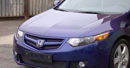 Планка в решетку радиатора "SPORT" для Honda Accord VIII 2008- / Acura TSX (CU2) var №1 под логотип Honda