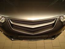 Планка в решетку радиатора "SPORT" для Honda Accord VIII 2008- / Acura TSX (CU2)var №2 без логотипа Honda
