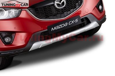 Накладка на передний бампер для Mazda CX-5