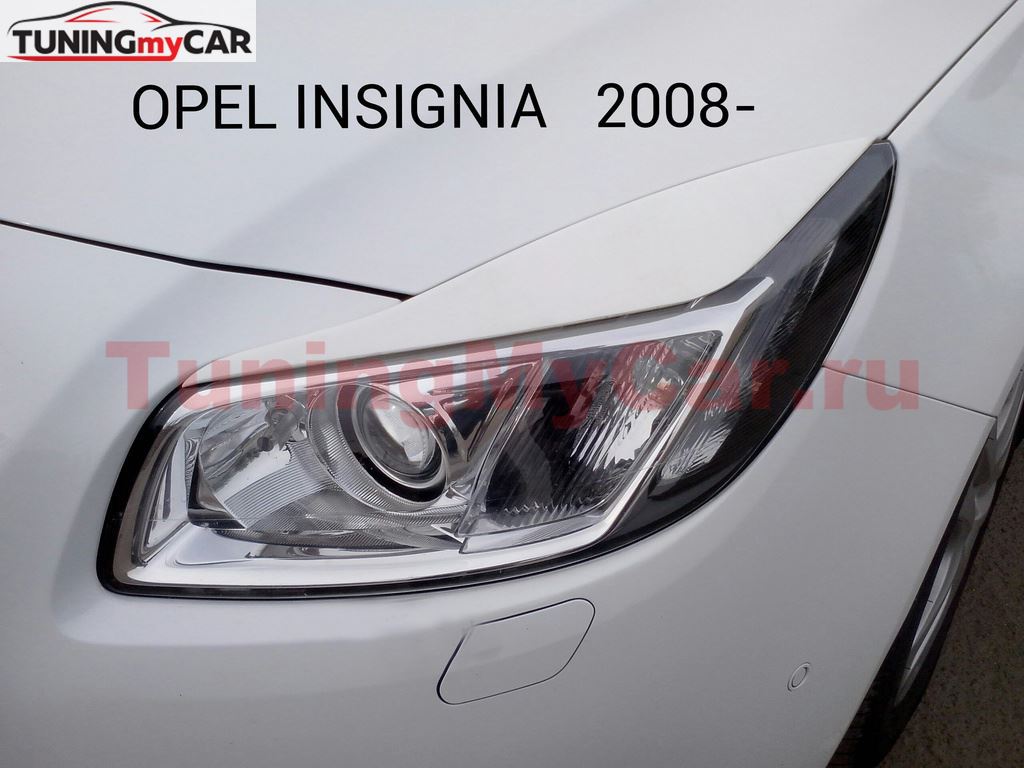 Реснички на фары для Opel Insignia 2008-2013