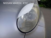 Реснички на фары для Nissan March K12 2002-2010