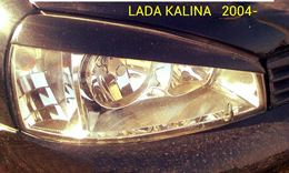 Реснички на фары для Lada Kalina 2004-