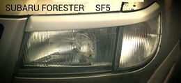 Реснички на фары для Subaru Forester SF5 1997-2000 г.в.