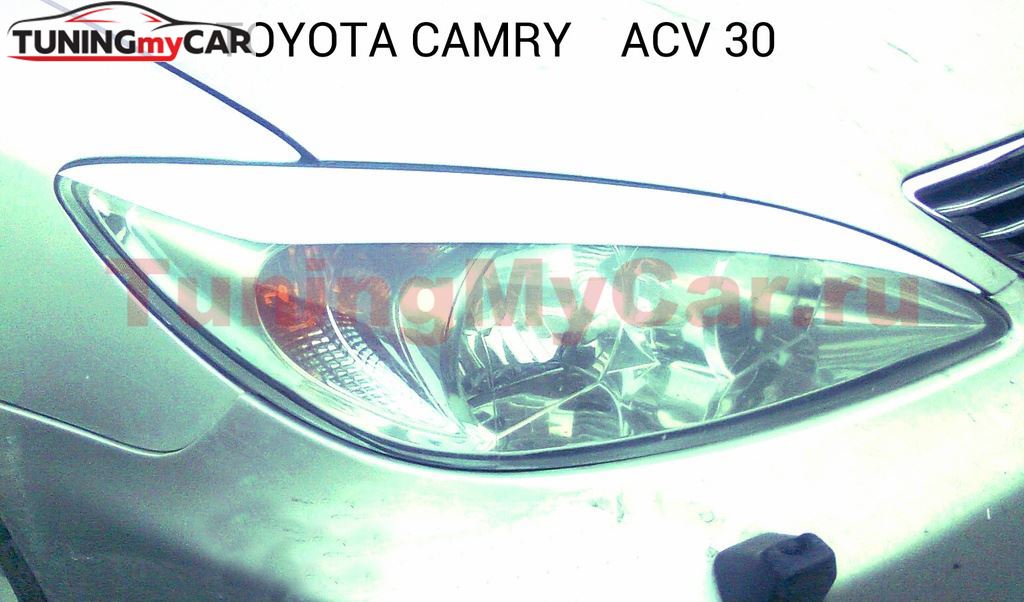 Накладка на задний бампер Toyota Camry 50 (под покраску) - 1164-00