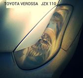 Реснички на фары для Toyota Verossa JZX110 2001-2004
