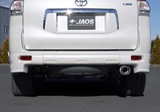 Юбка заднего бампера в стиле JAOS для Toyota LC 150 PRADO (сост. из 2-х частей)
