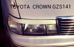 Накладки на передние фары (реснички) для Toyota Crown GZS141 1991-1995