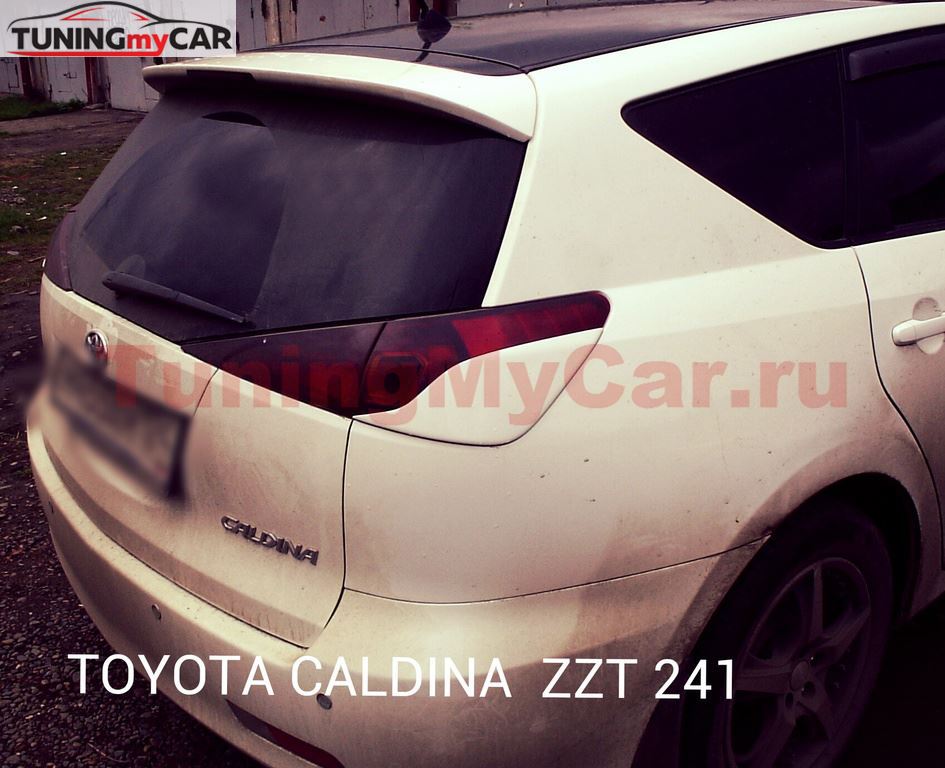 Накладки на задние фонари Toyota Caldina ZZT 241 до рестайлинг
