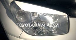 Реснички на фары для Toyota Rav4 ACA20 рестайлинг 2003-2005