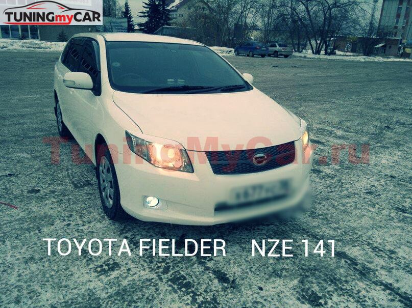 Реснички на фары для Toyota Corolla Fielder NZE141