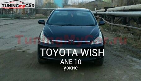 Реснички на фары для Toyota Wish ANE10 узкие