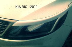 Реснички на фары для Kia Rio 2011-2015