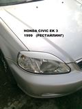 Реснички на фары для Honda Civic EK3 1998-2000 рестайлинг
