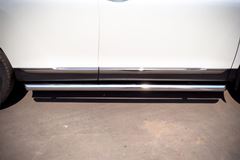 Пороги труба D63 для Toyota Highlander 2010-2013