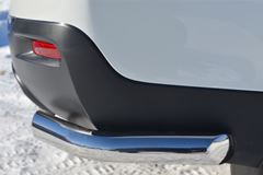 Защита заднего бампера уголки D63 для Toyota Highlander 2010-2013