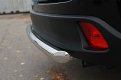 Защита заднего бампера D63 (дуга) для Toyota Highlander 2014-