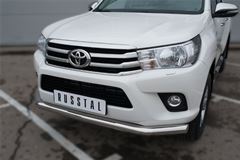 Защита переднего бампера D76 (секции) для Toyota Hilux 2015-